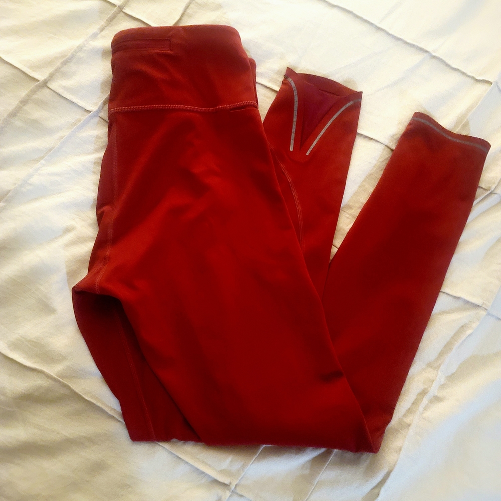 Athleta Vibrant Red Leggings
